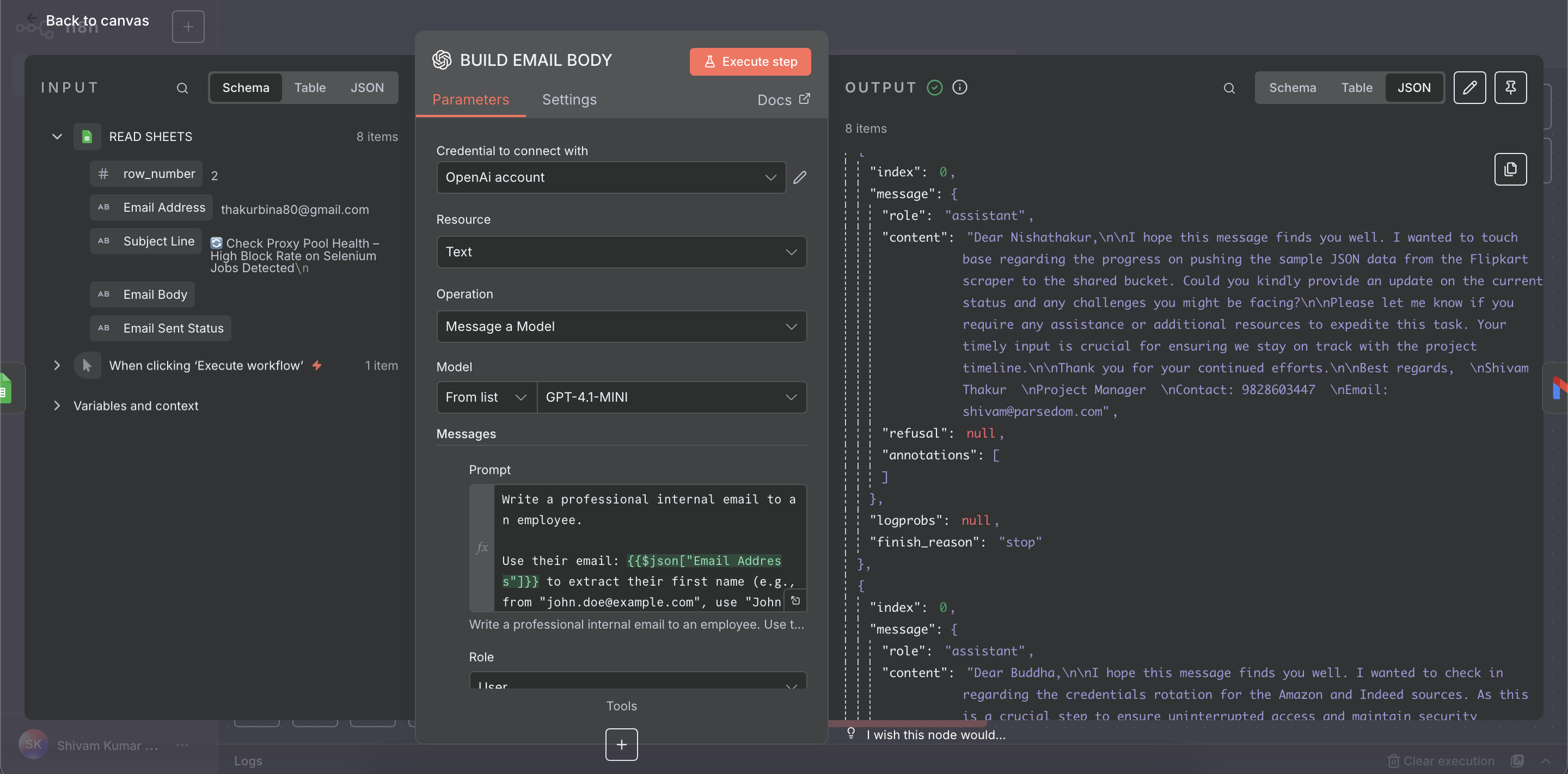 OpenAI node